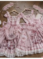 Honey Machine Pink Hare Mallow SP One Piece and JSK(Reservation/Full Payment Without Shipping)